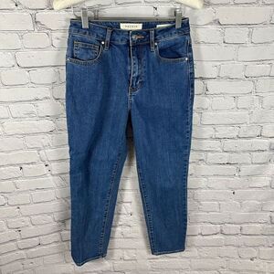 PacSun Women’s Mom Jeans Demin Pants High Rise Stretch Medium Blue 26